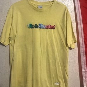 yellow “40s & shorties” t-shirt